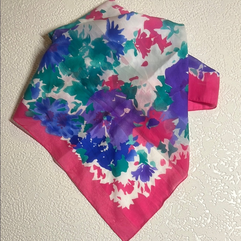Floral Multicolor Scarf
